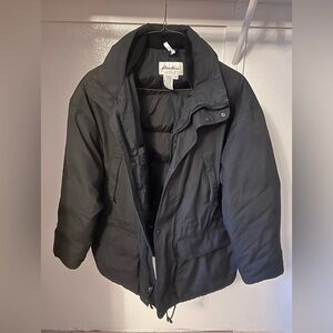 Vintage Men’s Eddie Bauer Ridge Line Goose Down Black Winter Puffer Coat Large